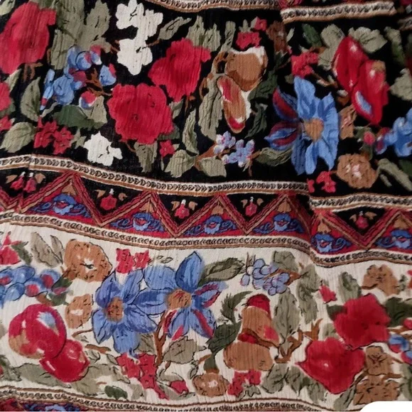 Sag Harbor Womens Vintage 90s Crinkle Midi Skirt. - Picture 8 of 8